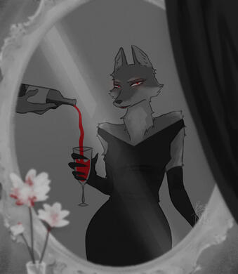 Furry half body mono color $37.5